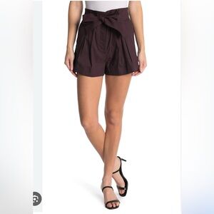 A.L.C. Joey Linen-Blend Paperbag Shorts